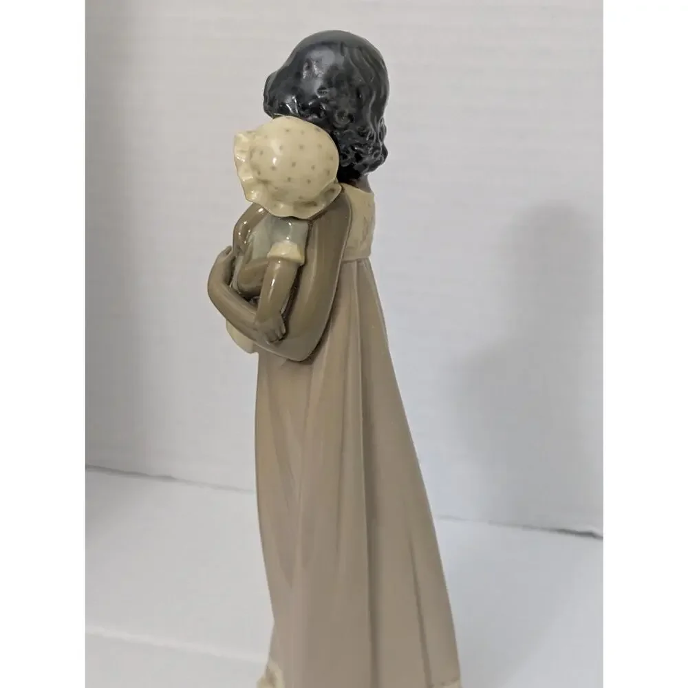 Vintage Lladro Baby Doll Nina Con Muneca Porcelain Figurine #5608 Spain Box
